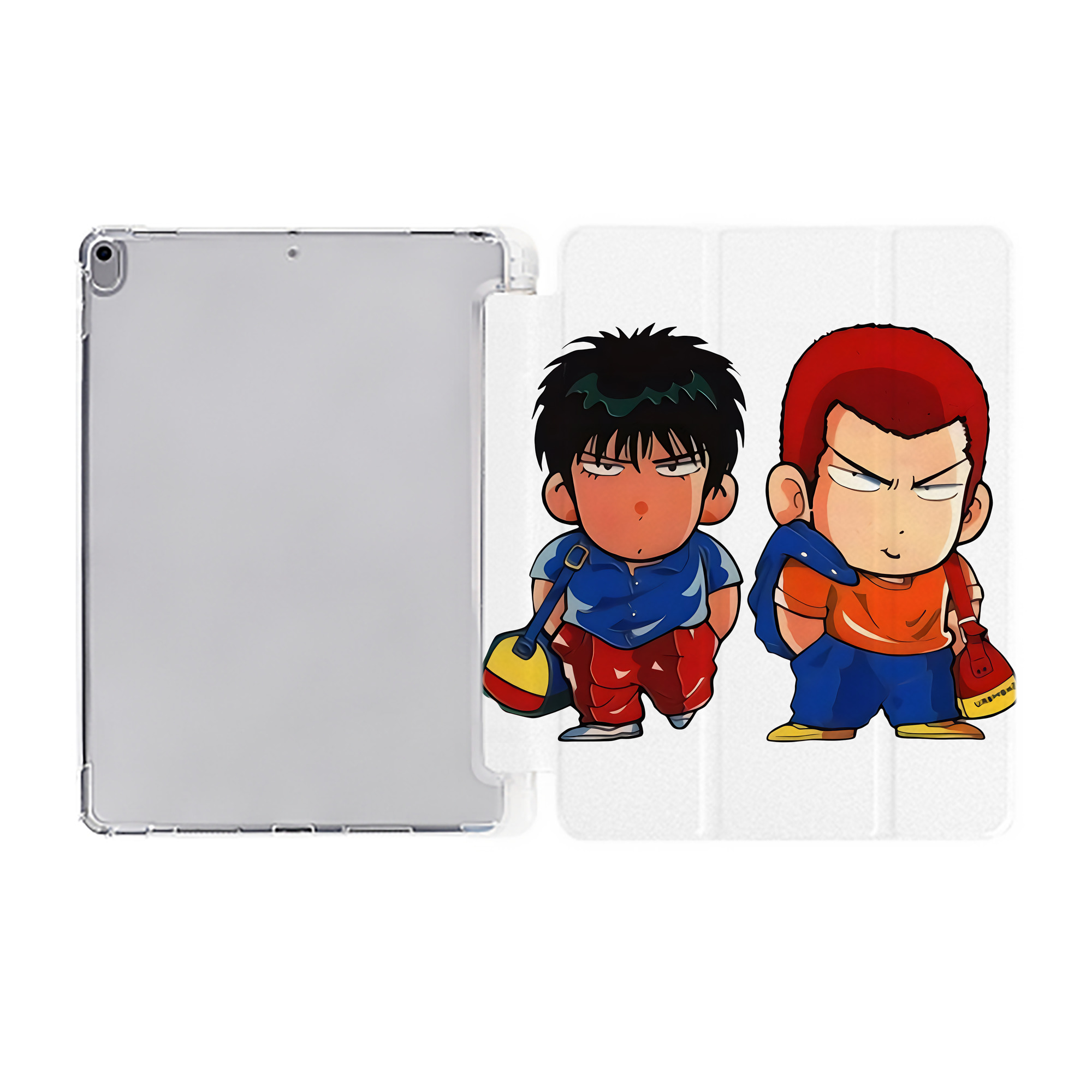 （画像用） SLAM DUNK／スラムダンク IPad ケース ペン収納付き 三つ折りスタンド PUレザー×シリコン 対応機種9.5/10.5/10.9インチ